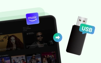 Musik von Amazon Music auf einen USB-Stick