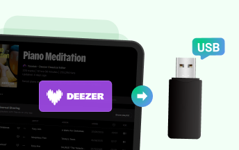 Deezer-Musik auf USB verschieben