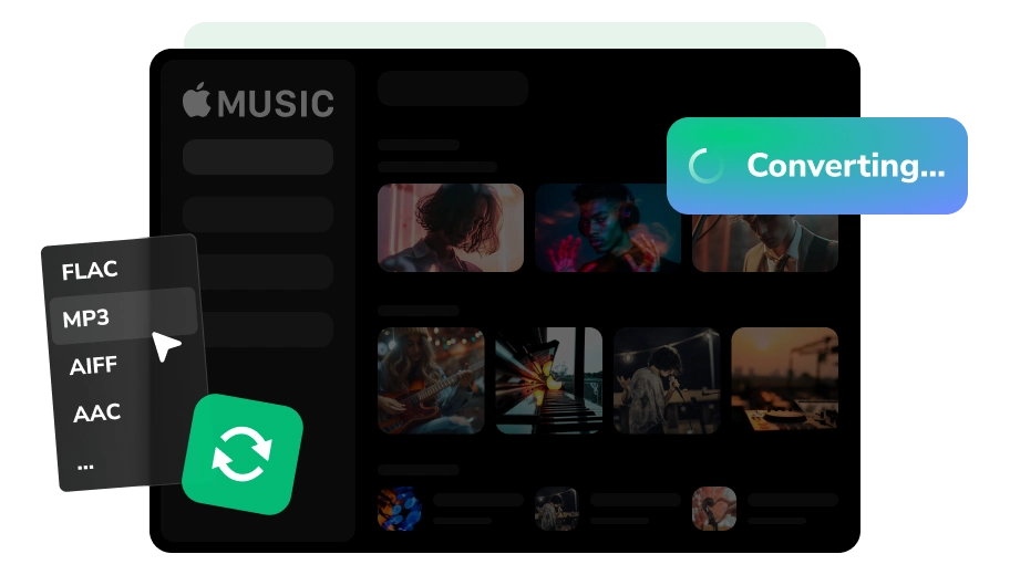 Screenshot der Apple Music Converter Oberfläche