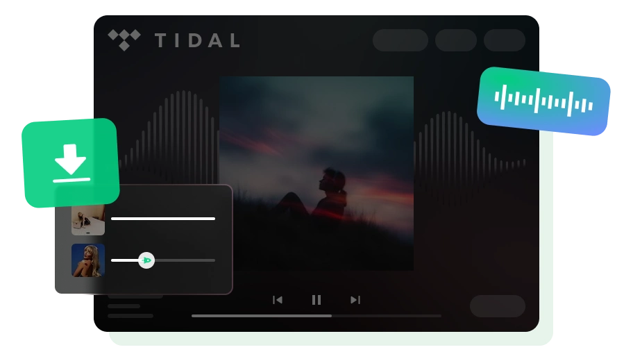 Screenshot der Tidal Music Converter Oberfläche