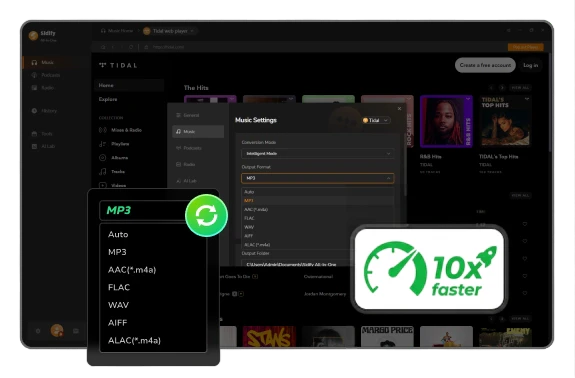 10x Geschwindigkeit und Batch-Download