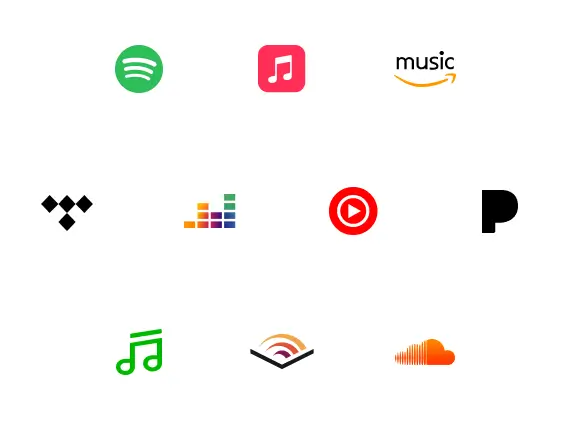 Unterstützte Plattformen von Sidify All-in-One Music Converter