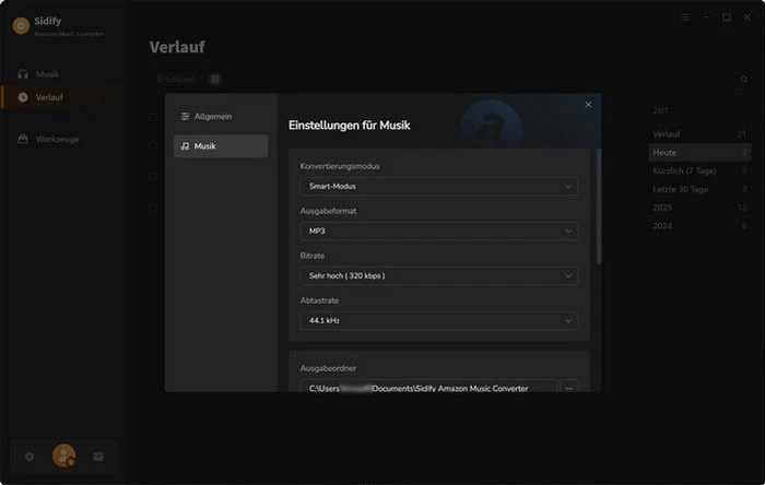 MP3-Format für Toniebox einstellen