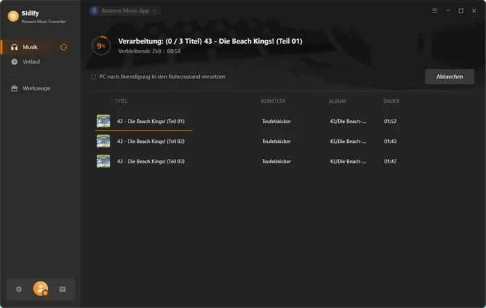 Hörspiel in MP3 umwandeln