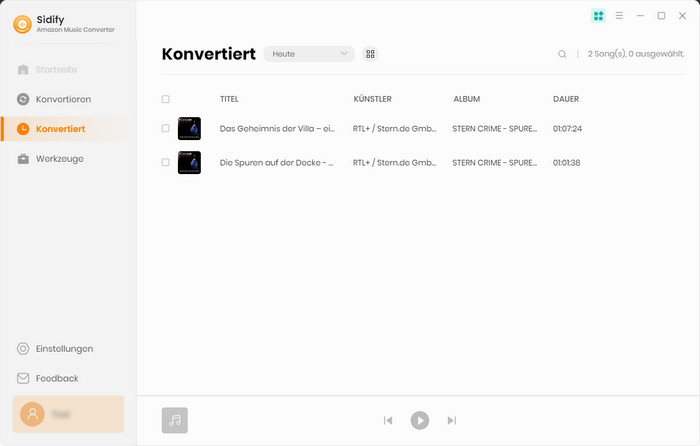 Konversionsverlauf checken
