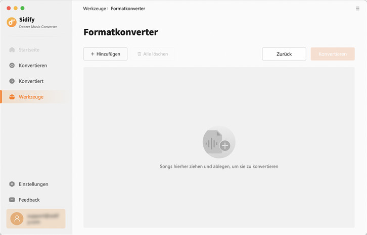 Lokale Musikdateien umwandeln