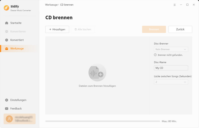 CD brennen