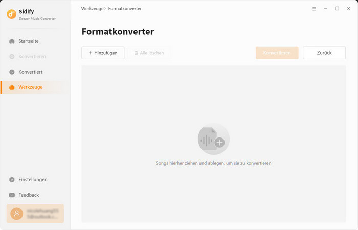 Lokale Musikdateien umwandeln