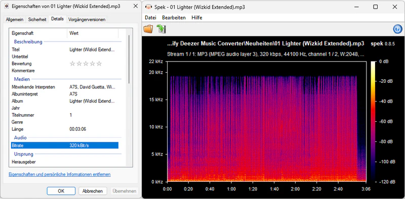 Praxisergebnis mit Sidify