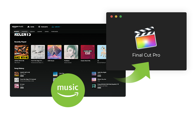 Amazon Music zu Final Cut Pro hinzufügen