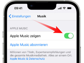 Apple Music anzeigen