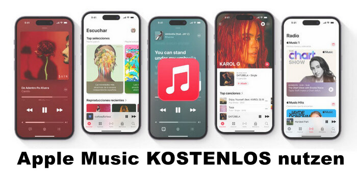 Apple Music: Jetzt 6 Monate gratis streamen.