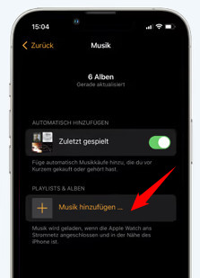 Apple Music Songs hinzufügen