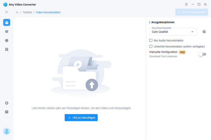 YouTube URL einfügen