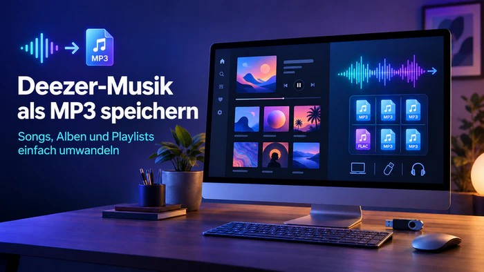 Deezer-Musik in MP3 umwandeln