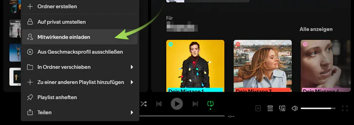 Spotify gemeinsame Playlist