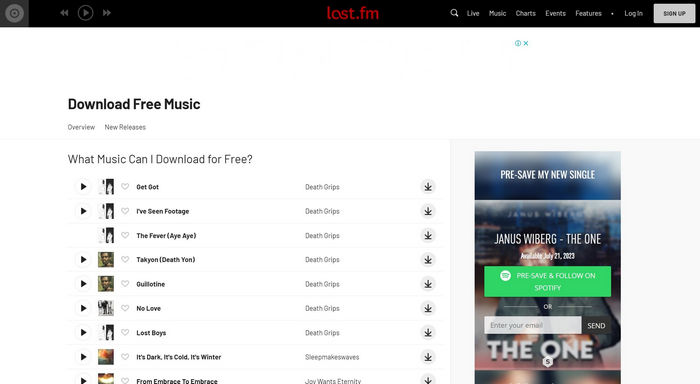 Last.fm MP3 Downloads