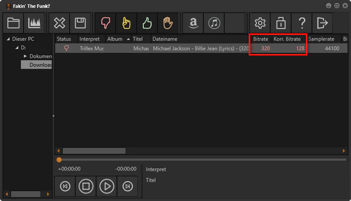 MP3Juice Bitrate checken