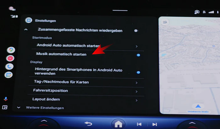 Amazon Music über Android Auto automatisch streamen