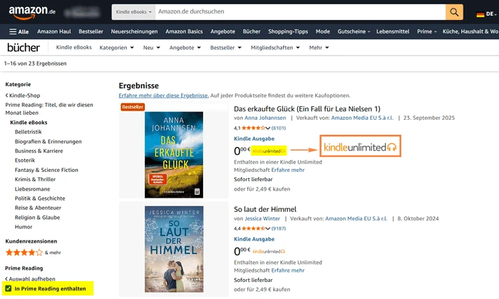 Amazon Prime Reading