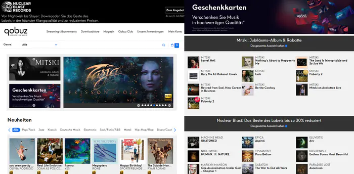 Qobuz Store