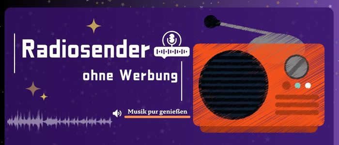 Radiosender ohne Werbung empfehlen