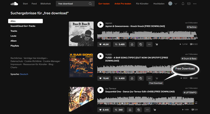 SoundCloud MP3 kostenlos downloaden