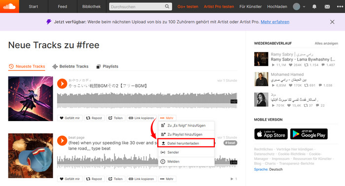 SoundCloud MP3 Downloads
