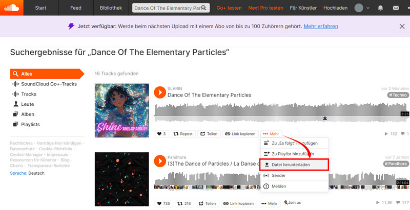 WAV von SoundCloud herunterladen