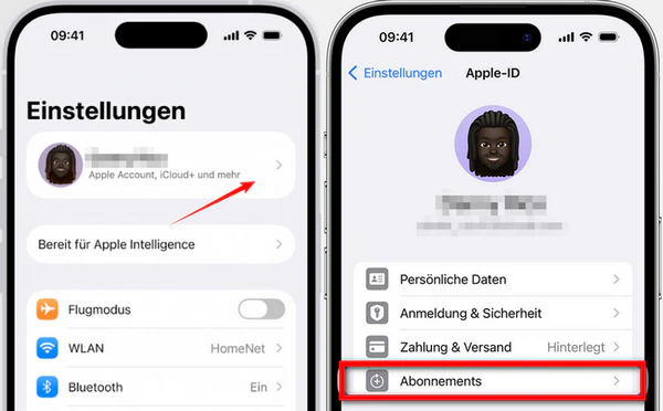 Spotify Abo bei Apple kündigen
