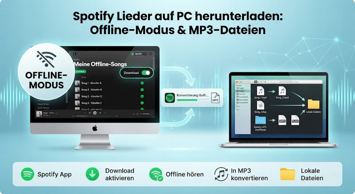 Spotify Lieder auf PC downloaden