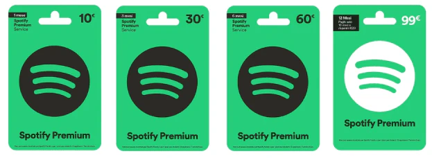 Spotify-Geschenkkarten