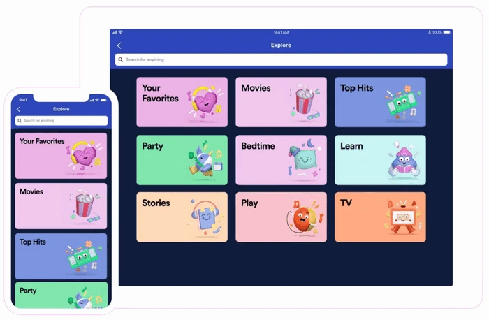 Spotify Kids app