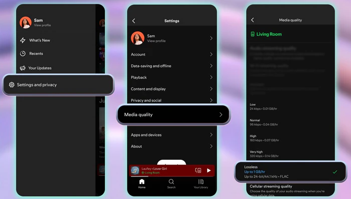 Spotify Lossless aktivieren