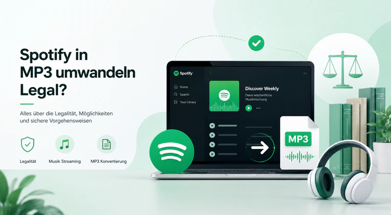 Spotify in MP3 umwandeln legal