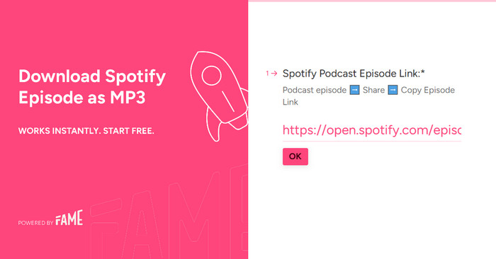 Online Spotify Podcast Downloader