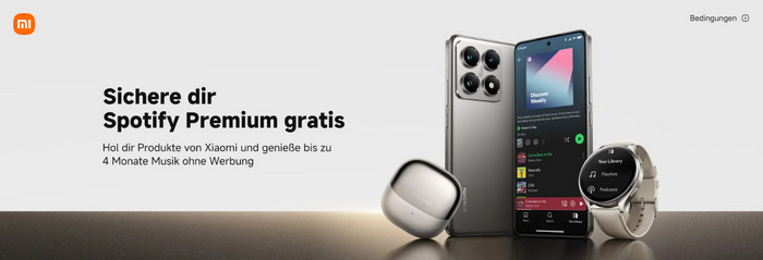 Spotify Premium kostenlos mit Xiaomi bekommen