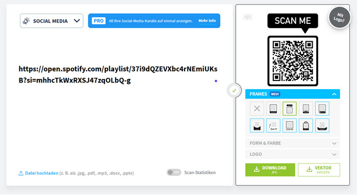 Spotify QR-Code-Generator
