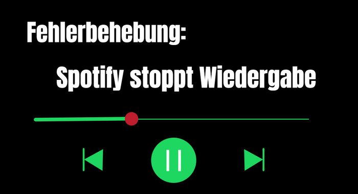 Spotify stoppt Wiedergabe