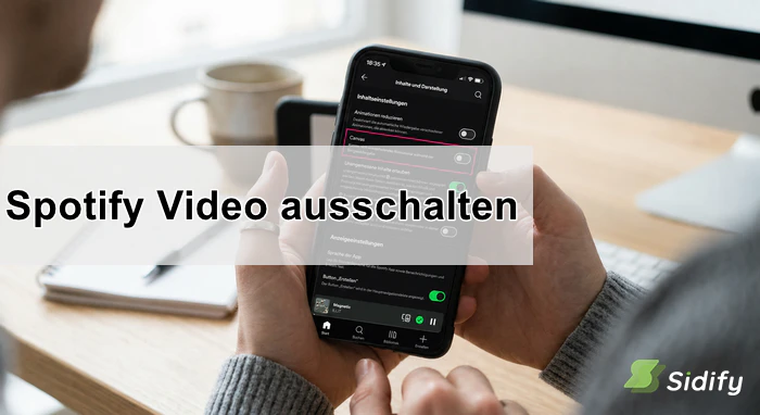 Spotify Video ausschalten