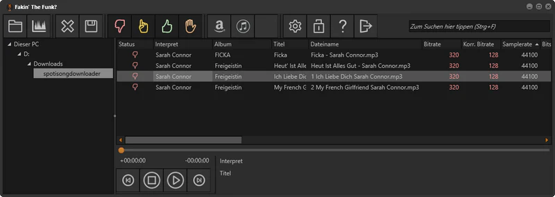 Audioqualität von SpotiSongDownloader im Test