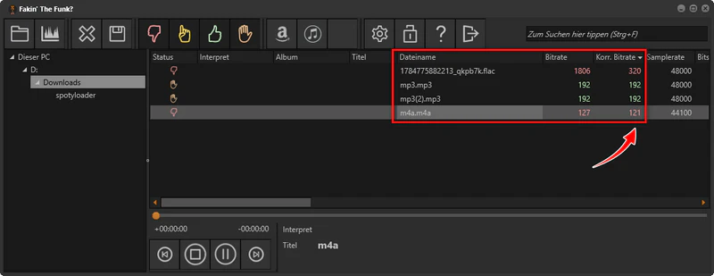 Audioqualität von SpotyLoader im Test