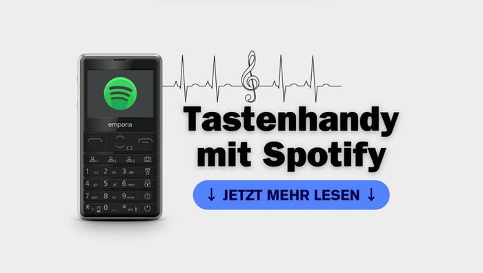 Tastenhandy mit Spotify nutzen