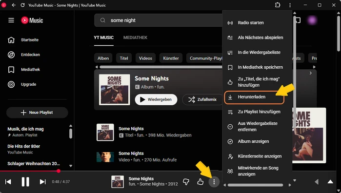 YouTube Music herunterladen