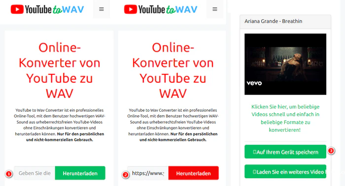 YouTubetoWAV Anleitung