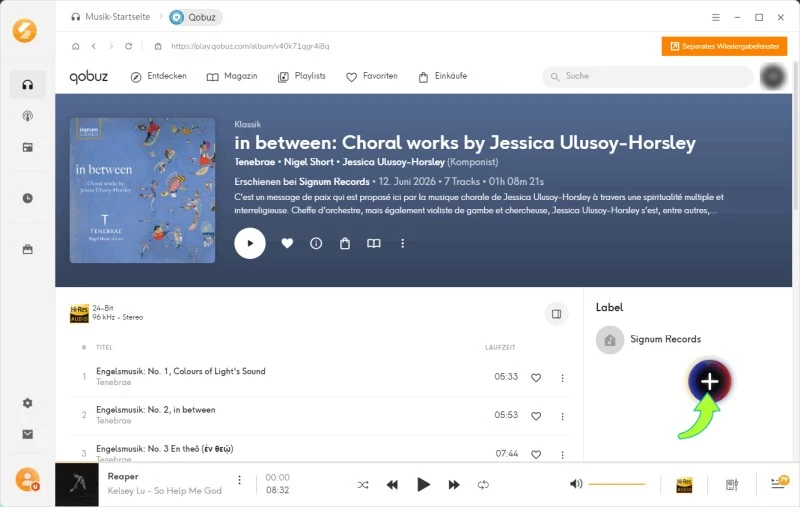 Playlist auswählen
