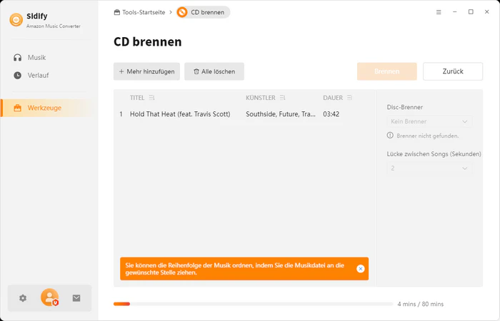 CD brennen
