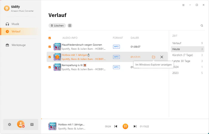 Verlauf