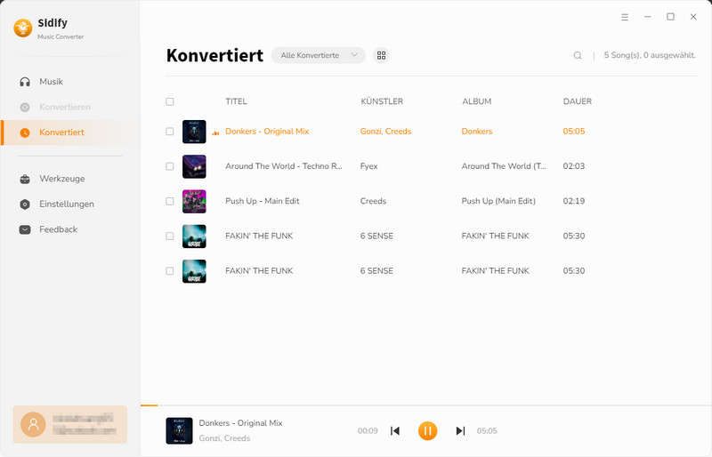 Musik mit Sidify Music Converter abspielen