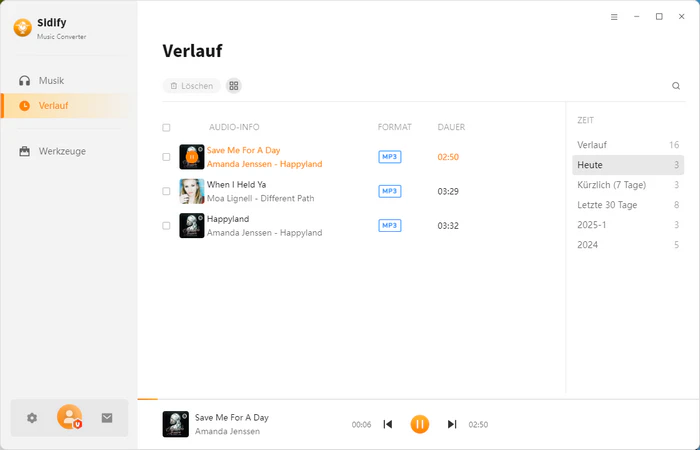 Musik mit Sidify Music Converter abspielen